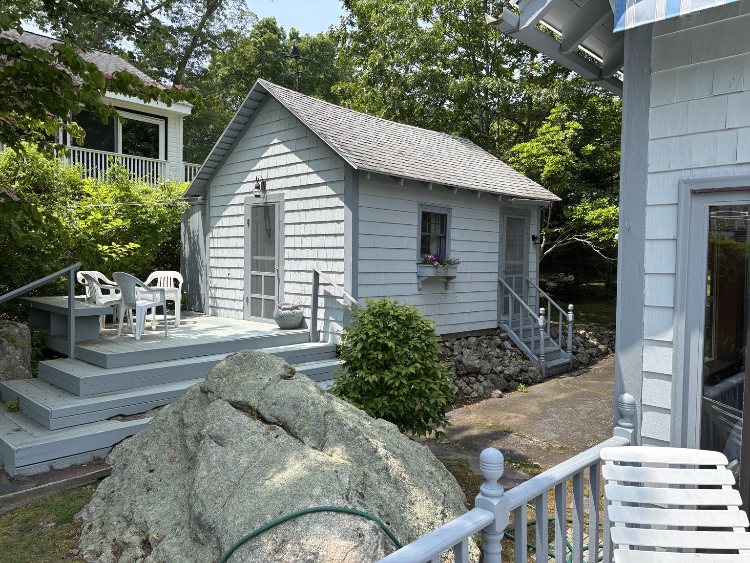 Cottage grounds and detached structure