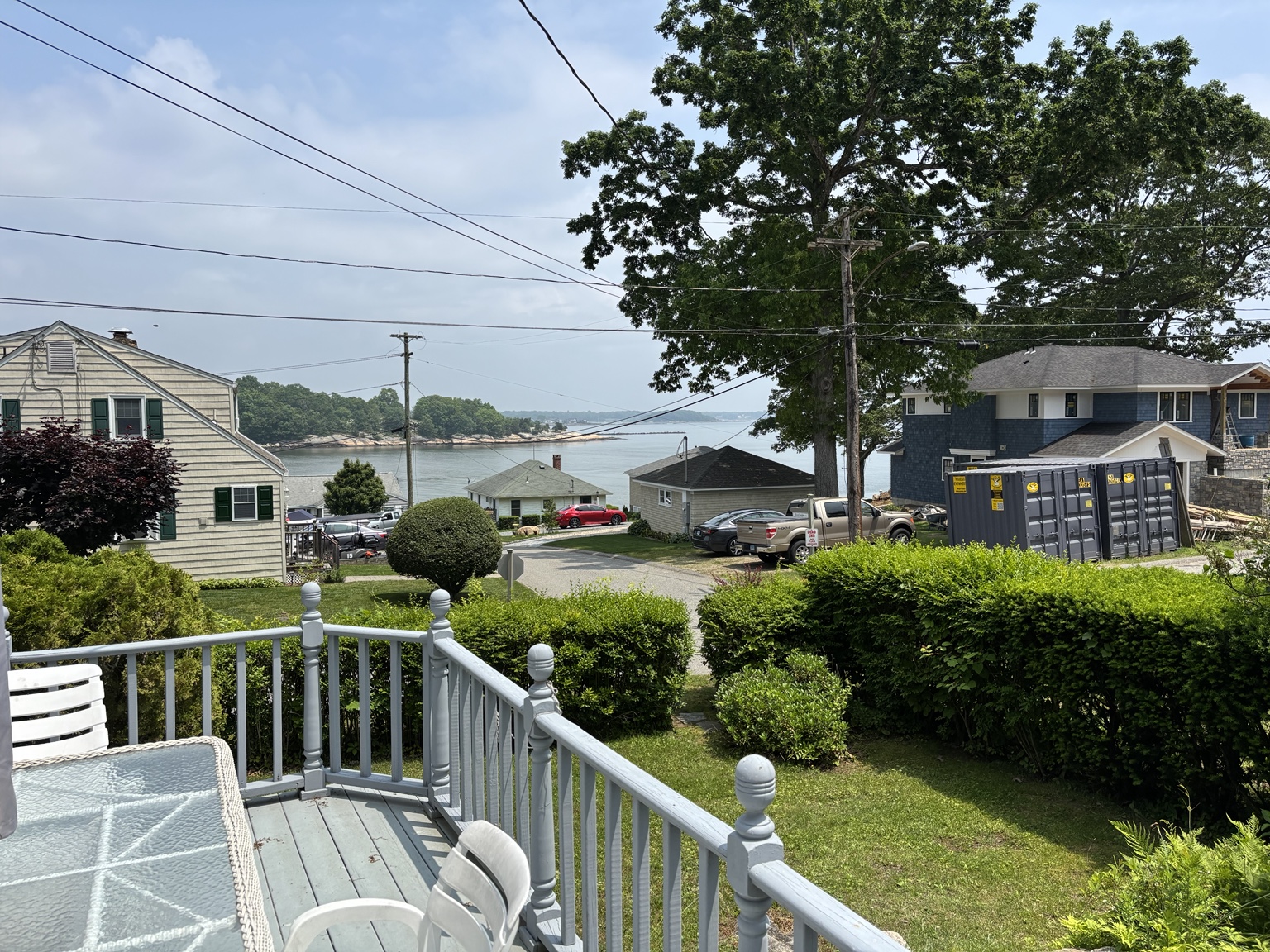 Water view from the deck